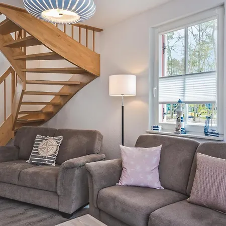 度假居 Reetdachhaus Am Haff Mit Sauna, Terrasse Und Wlan Zirchow